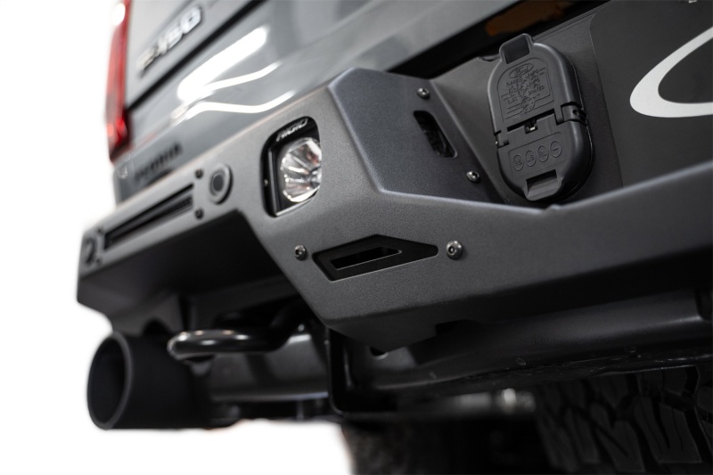 Ford F150 Raptor Bumper - Rear - Addictive Desert Designs - Rock Fighter - Hammer Black - `21-`27